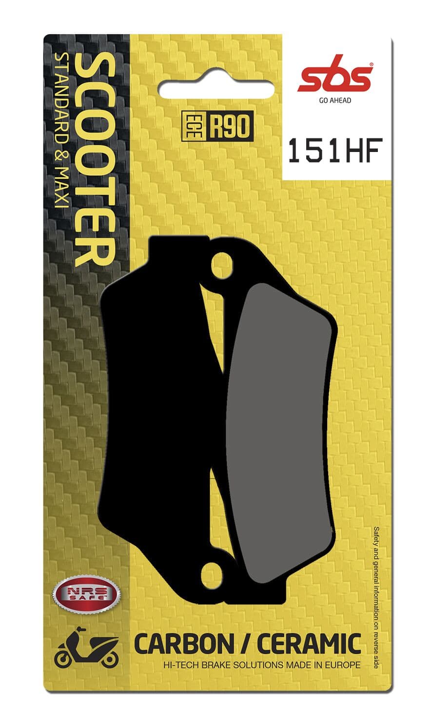 HF Street Ceramic Organic Brake Pads