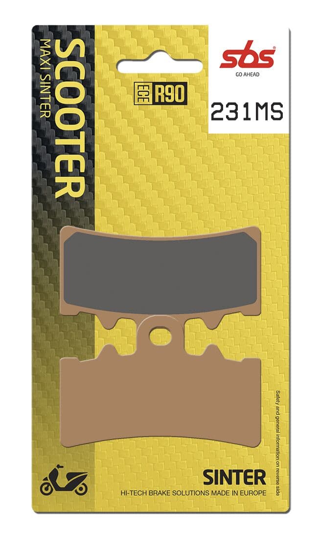 MS Scooter Maxi Sintered Brake Pads