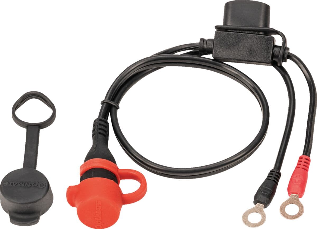 Weatherproof permanent battery lead, powersport