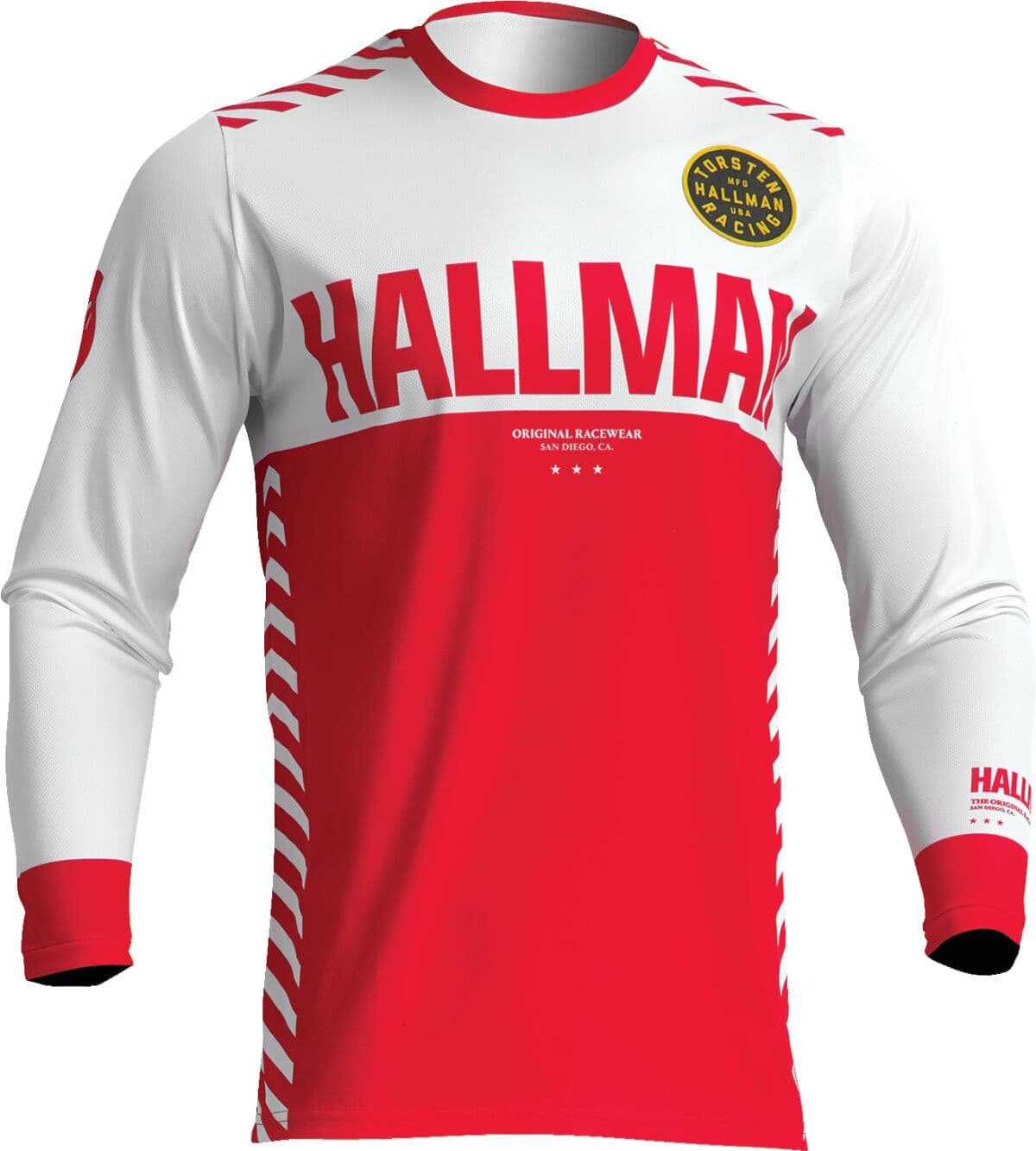 Differ Slice Jersey Red| White