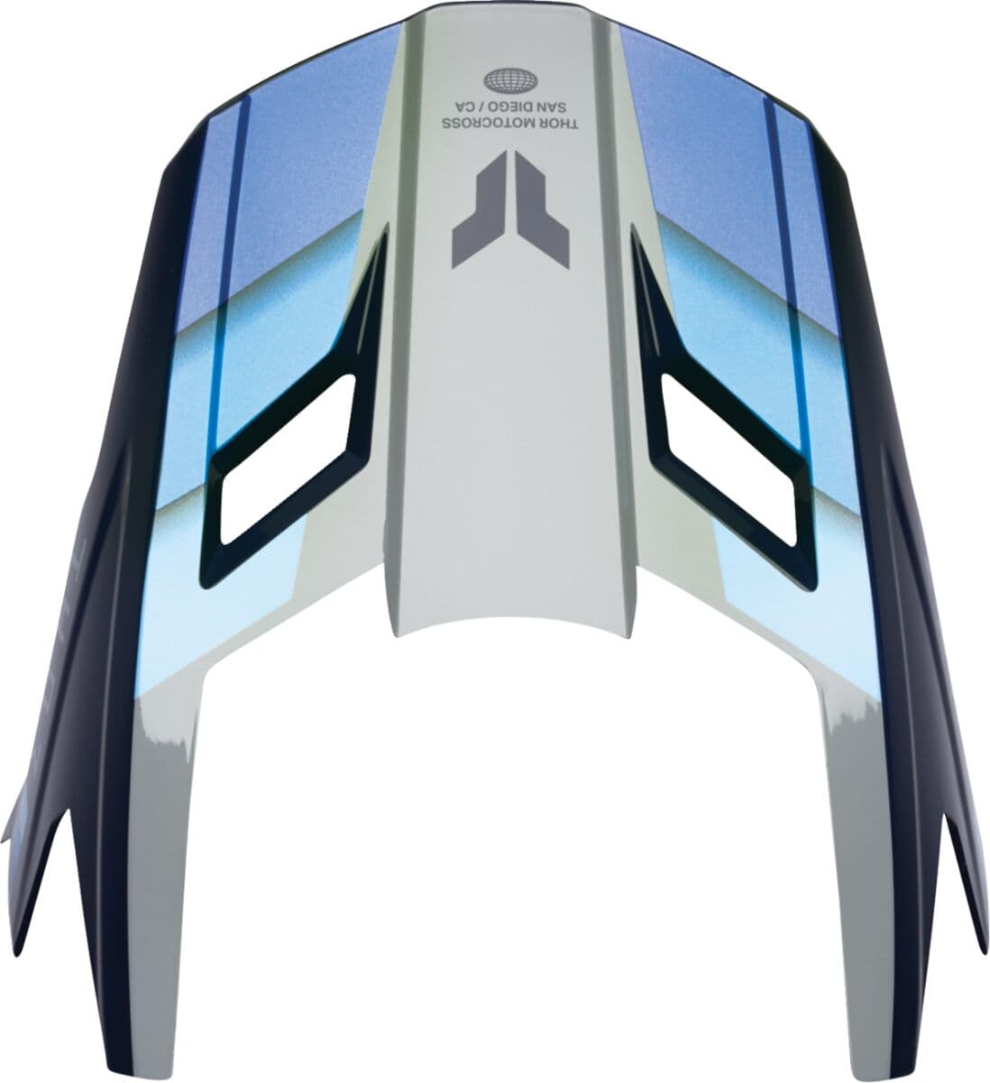 Youth Fleet Helmet Visor Kit Blue Gray