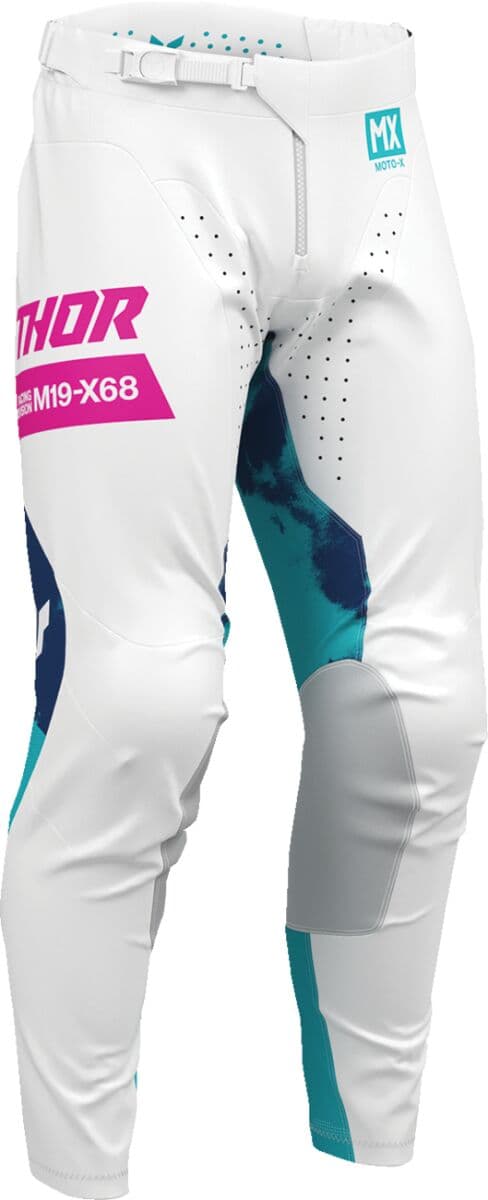 Launchmode Bleach Pants Blue| White