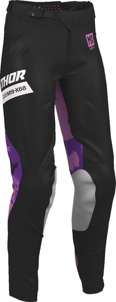 Women's Launchmode Bleach Pants Black| Purple