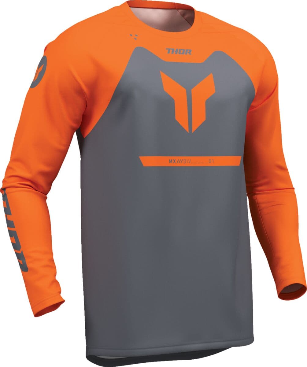 Ridemode Menace Jersey Gray| Orange