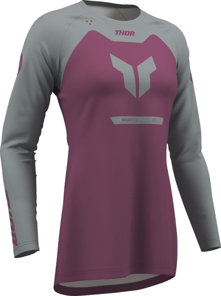 Women's Ridemode Menace Jersey Gray| Purple