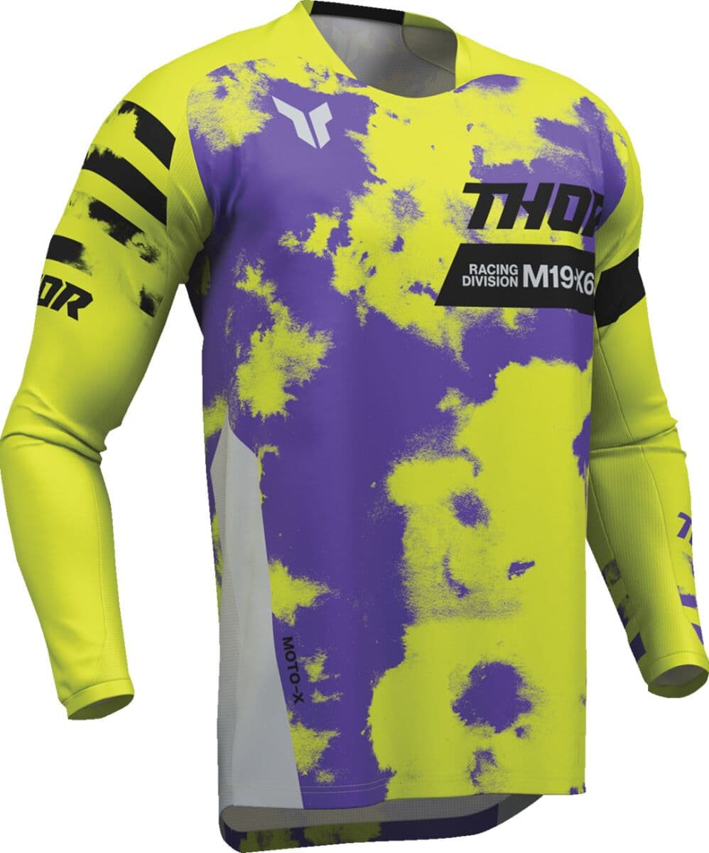 Youth Launchmode Bleach Jersey Purple| Yellow