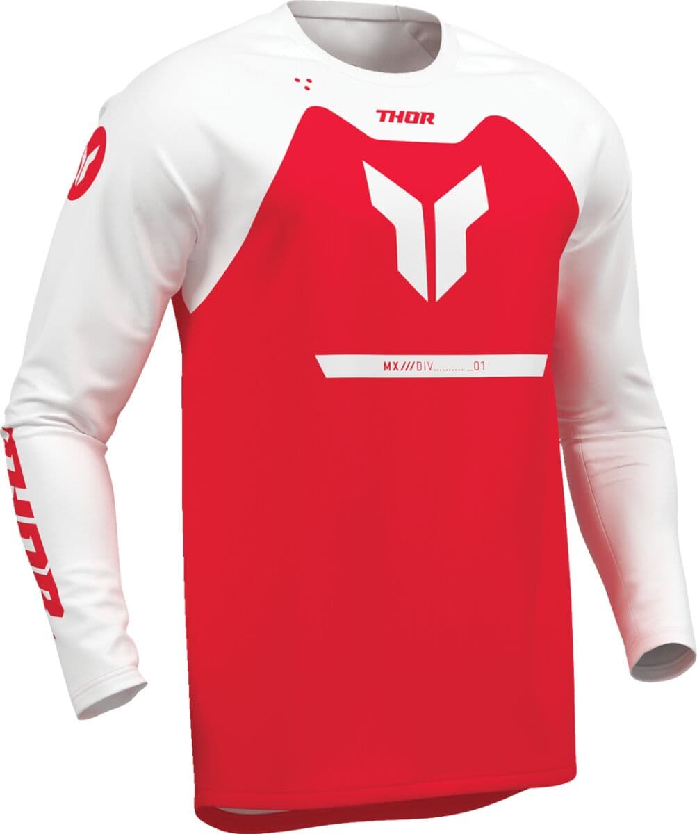 Youth Ridemode Menace Jersey Red| White