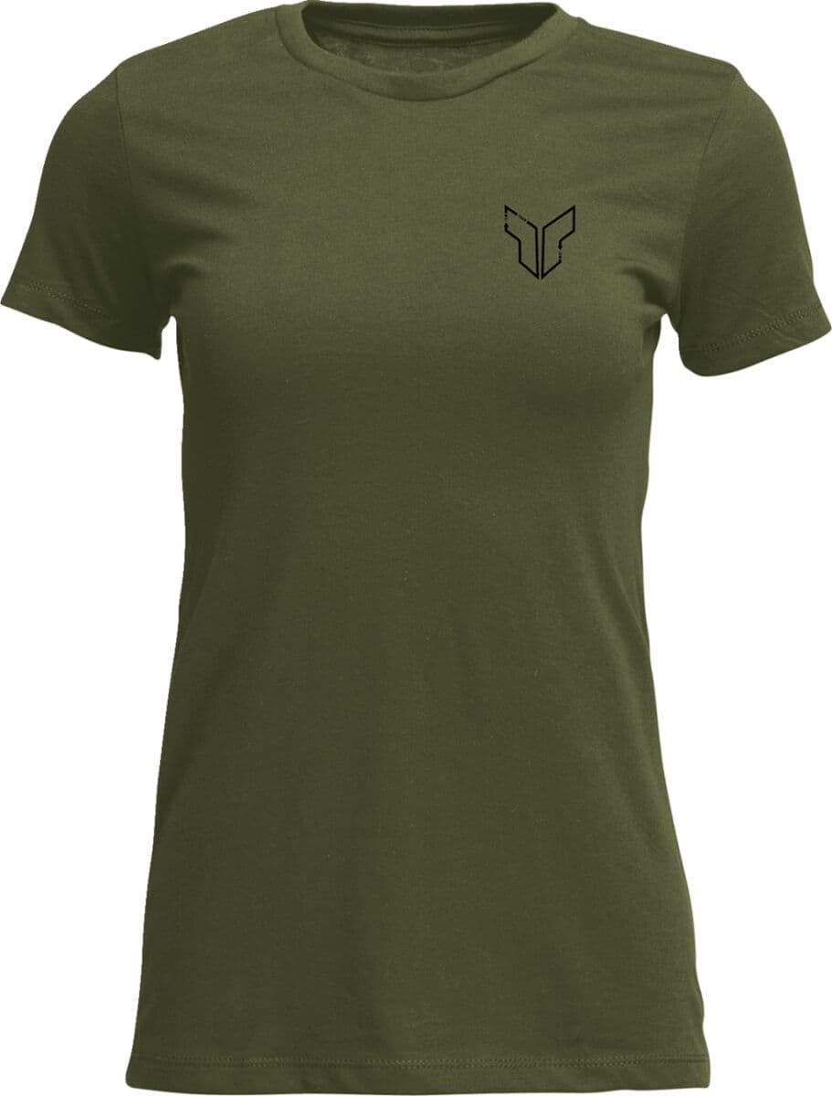 Women's Patched Up T-Shirt Green
