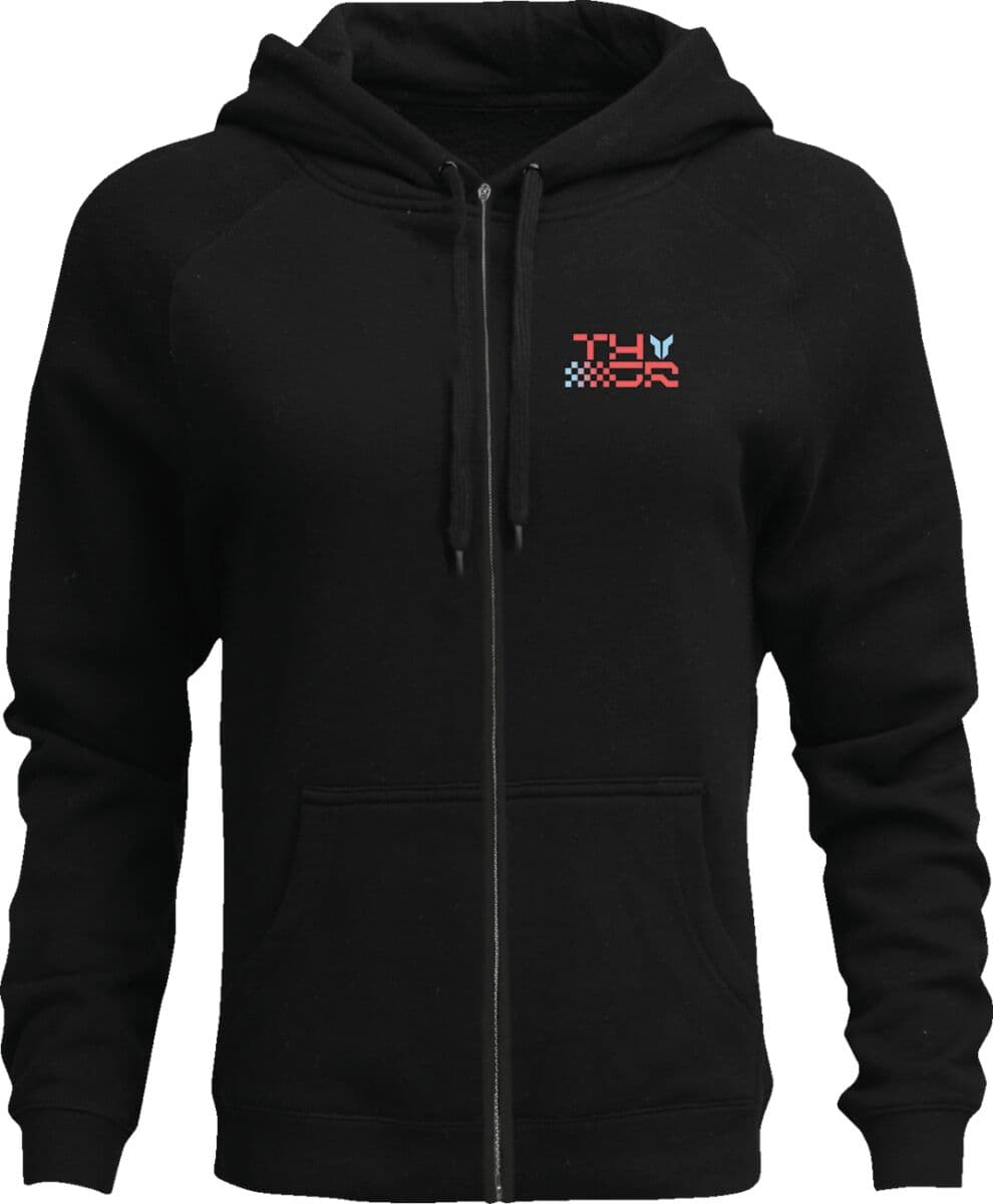 Vantage Zip-Up Hoodie Black