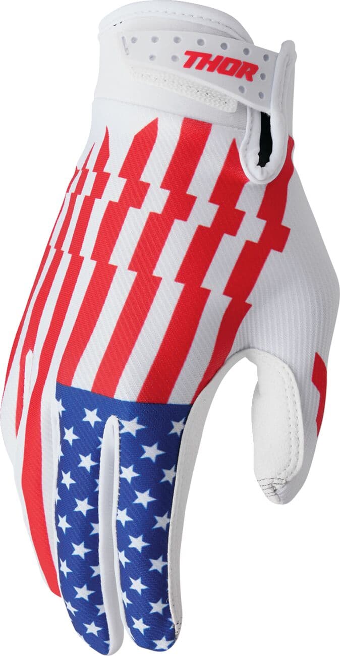 Launchmode Gloves Blue| Red| White