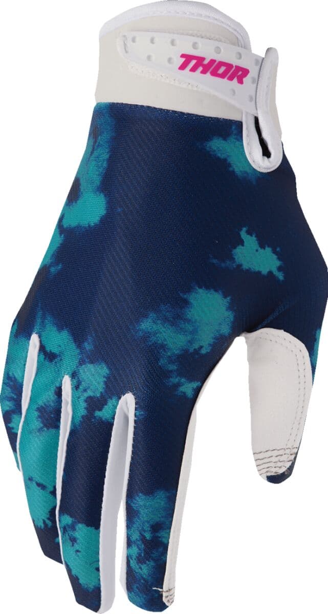 Youth Launchmode Bleach Gloves Blue| Green| White