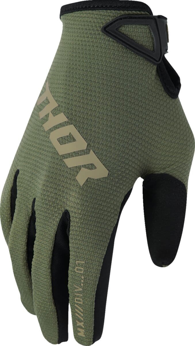 Youth Ridemode Static Gloves Green
