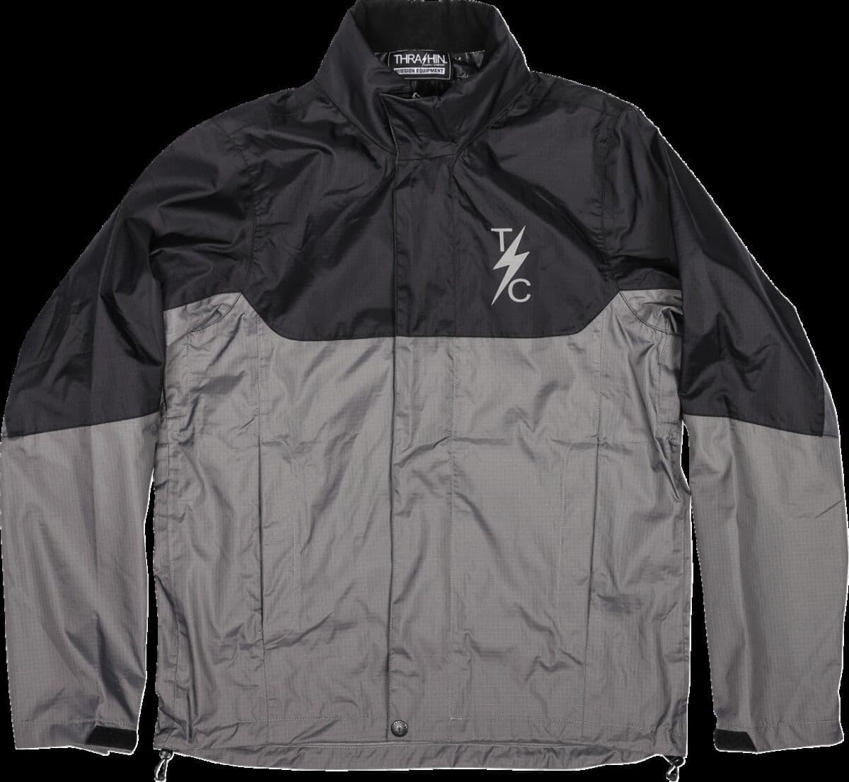 Mission Waterproof Rain Jacket Black| Gray