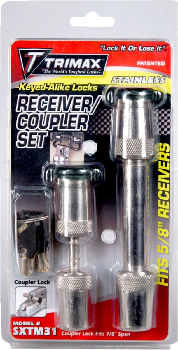 Premium Coupler and Receiver Lock Set