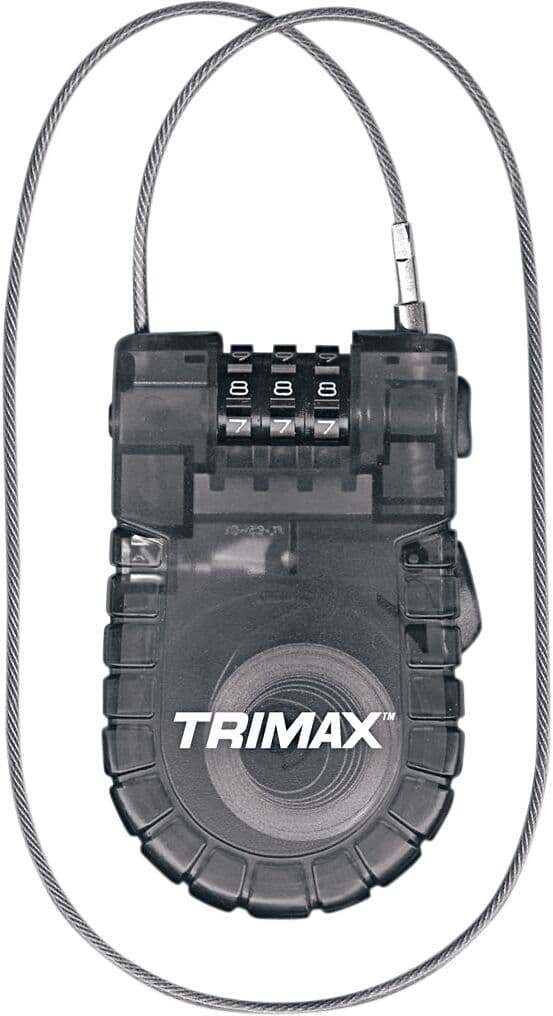 Retractable Cable Combination Lock