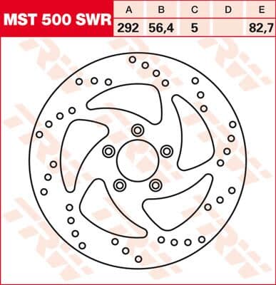 Round Fixed Brake Rotor Swing Design
