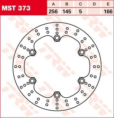 Round Fixed Brake Rotor 250-299mm