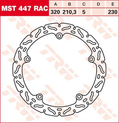 Contoured Fixed Brake Rotor