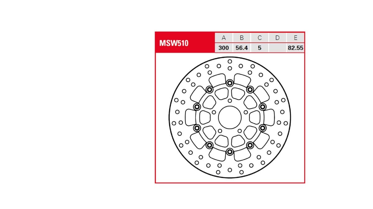 Round Floating Brake Rotor