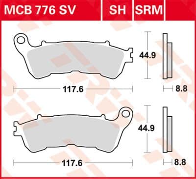 Organic Allround Brake Pad