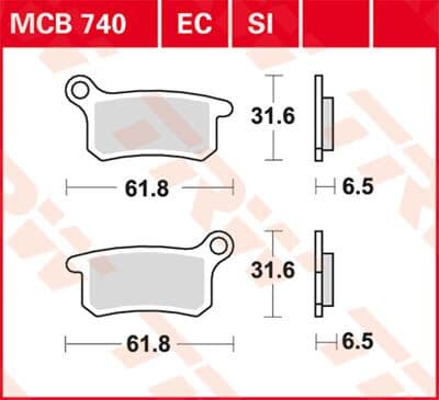 EC Series Ceramic Brake Pads