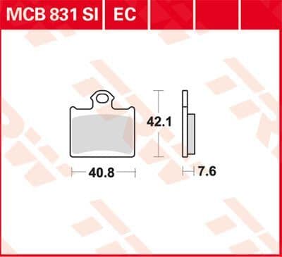 EC Series Ceramic Brake Pads