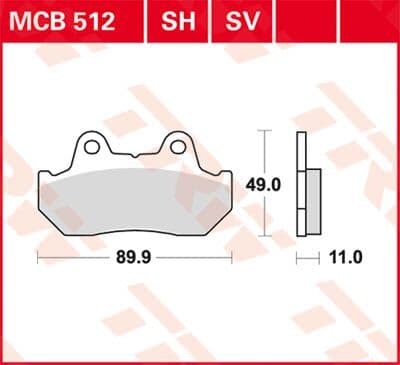 SV Series Sindered Brake Pads