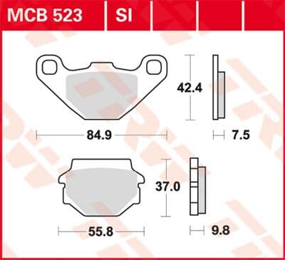 SI Series Sindered Off-Road Brake Pads