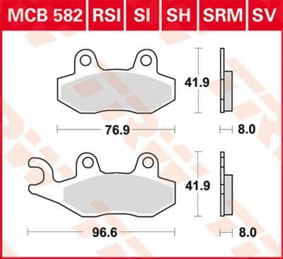SV Series Sindered Brake Pads