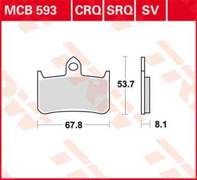 SV Series Sindered Brake Pads