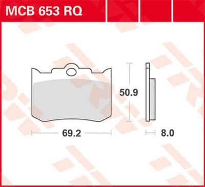 RQ Series Organic Sports Brake Pads