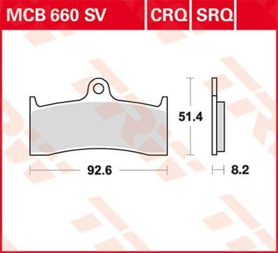 SV Series Sindered Brake Pads