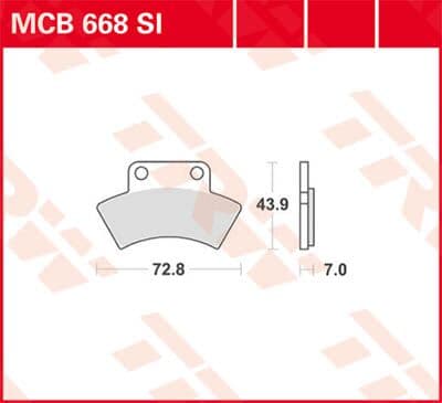 SI Series Sindered Off-Road Brake Pads