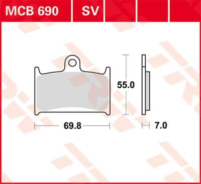 SV Series Sindered Brake Pads