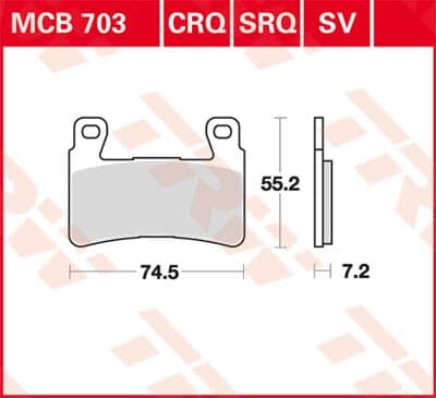 SV Series Sindered Brake Pads