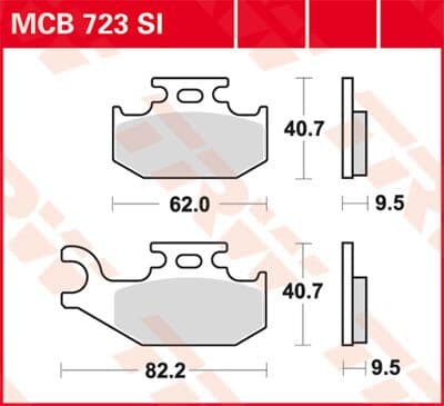 SI Series Sindered Off-Road Brake Pads