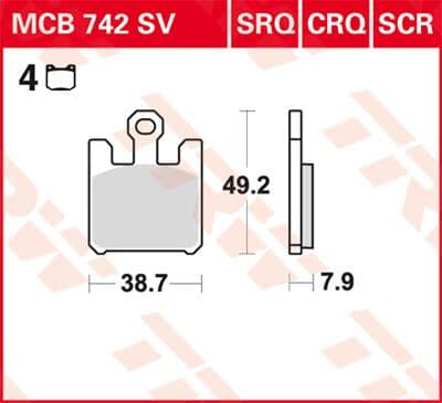 SV Series Sindered Brake Pads