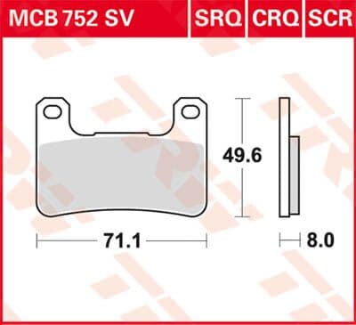 SV Series Sindered Brake Pads