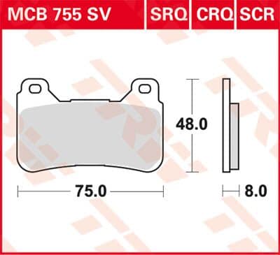 CRQ Series Carbon Race Brake Pads