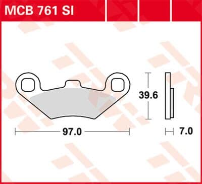 SI Series Sindered Off-Road Brake Pads