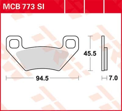 SI Series Sindered Off-Road Brake Pads