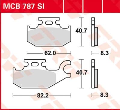 SI Series Sindered Off-Road Brake Pads