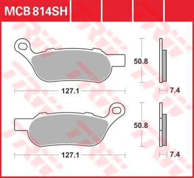 SH Series Sindered Rear Brake Pads