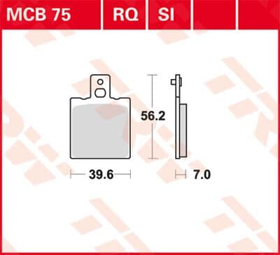 RQ Series Organic Sports Brake Pads