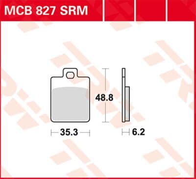 SRM Series Sindered Scooter Brake Pads