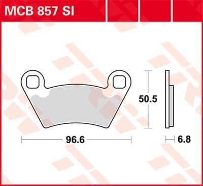SI Series Sindered Off-Road Brake Pads