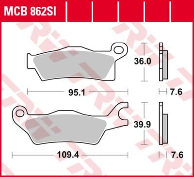 SI Series Sindered Off-Road Brake Pads