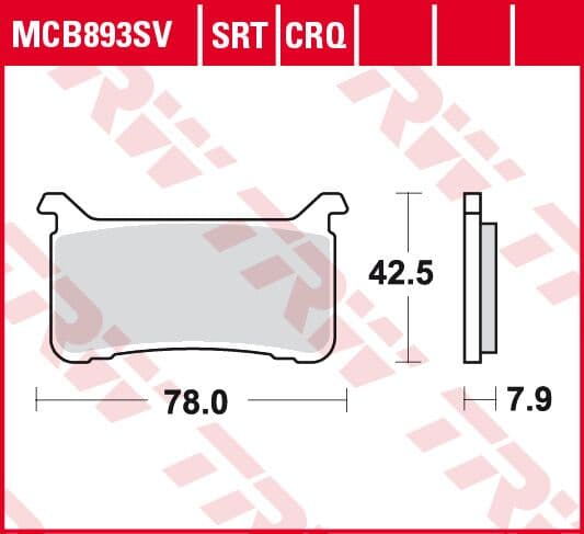 CRQ Series Carbon Race Brake Pads