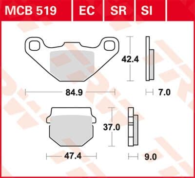 All Round Sintered Metal Brake Pads