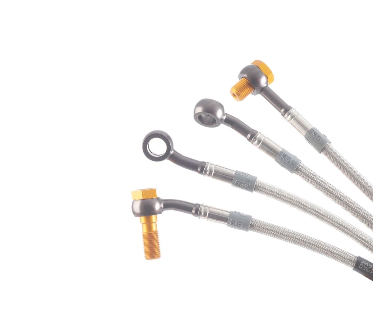 Ready-To-Install Braided Brake Lines